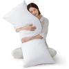 imageBedsure King Size Pillow Cases Set of 2 Cooling Pillow Cases King Rayon Derived from Bamboo Red Pillowcases Breathable ampamp Silky Soft Cool Bedding Pillow Covers with Envelope Closure 20x36 Inches02  White