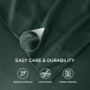 imageBedsure King Size Pillow Cases Set of 2 Cooling Pillow Cases King Rayon Derived from Bamboo Red Pillowcases Breathable ampamp Silky Soft Cool Bedding Pillow Covers with Envelope Closure 20x36 Inches10  Mallard Green
