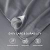 imageBedsure King Size Pillow Cases Set of 2 Cooling Pillow Cases King Rayon Derived from Bamboo Red Pillowcases Breathable ampamp Silky Soft Cool Bedding Pillow Covers with Envelope Closure 20x36 Inches01  Dark Grey