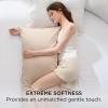 imageBedsure King Size Pillow Cases Set of 2 Cooling Pillow Cases King Rayon Derived from Bamboo Red Pillowcases Breathable ampamp Silky Soft Cool Bedding Pillow Covers with Envelope Closure 20x36 Inches06  Khaki