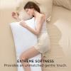 imageBedsure King Size Pillow Cases Set of 2 Cooling Pillow Cases King Rayon Derived from Bamboo Red Pillowcases Breathable ampamp Silky Soft Cool Bedding Pillow Covers with Envelope Closure 20x36 Inches02  White