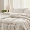 imageBedsure Light Pink Twin XL Comforter Set  3 Pieces Pinch Pleat Bed Set Down Alternative Bedding Sets for All Season 1 Comforter 1 Pillowcase 1 Decorative Pillow17  Grid