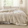 imageBedsure Light Pink Twin XL Comforter Set  3 Pieces Pinch Pleat Bed Set Down Alternative Bedding Sets for All Season 1 Comforter 1 Pillowcase 1 Decorative Pillow21  Linen