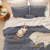 imageBedsure Light Pink Twin XL Comforter Set  3 Pieces Pinch Pleat Bed Set Down Alternative Bedding Sets for All Season 1 Comforter 1 Pillowcase 1 Decorative Pillow13  Dark Grey