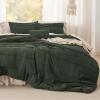 imageBedsure Light Pink Twin XL Comforter Set  3 Pieces Pinch Pleat Bed Set Down Alternative Bedding Sets for All Season 1 Comforter 1 Pillowcase 1 Decorative Pillow01  Olive Green