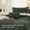 imageBedsure Light Pink Twin XL Comforter Set  3 Pieces Pinch Pleat Bed Set Down Alternative Bedding Sets for All Season 1 Comforter 1 Pillowcase 1 Decorative Pillow01  Olive Green