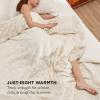 imageBedsure Lightweight Blanket for Summer Queen Size  Down Alternative Blanket with Satin Trim for Bed Light Summer Throw Grey 90x90 Inches02  Ivory