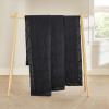 imageBedsure Lightweight Blanket for Summer Queen Size  Down Alternative Blanket with Satin Trim for Bed Light Summer Throw Grey 90x90 Inches04  Black