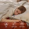 imageBedsure Linen Duvet Cover King  Linen Cotton Blend Duvet Cover Set Light Khaki Color Duvet Cover 3 Pieces 1 Duvet Cover 104 x 90 Inches and 2 Pillowcases Comforter Sold Separately01  Light Khaki No Comforter