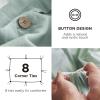 imageBedsure Linen Duvet Cover King  Linen Cotton Blend Duvet Cover Set Light Khaki Color Duvet Cover 3 Pieces 1 Duvet Cover 104 x 90 Inches and 2 Pillowcases Comforter Sold Separately12  Sage Green No Comforter