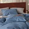 imageBedsure Linen Duvet Cover King  Linen Cotton Blend Duvet Cover Set Light Khaki Color Duvet Cover 3 Pieces 1 Duvet Cover 104 x 90 Inches and 2 Pillowcases Comforter Sold Separately11  Foggy Blue No Comforter