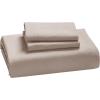 imageBedsure Linen Duvet Cover Queen Size  Linen Cotton Blend Bedding Set Soft ampamp Cozy 3 Pieces 1 Duvet Cover 90x90 Inches and 2 Pillowcases Light Khaki Color Cooling Bedding Comforter Sold Separately16 Warm Tan No Comforter