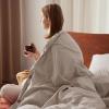 imageBedsure Linen Duvet Cover Queen Size  Linen Cotton Blend Bedding Set Soft ampamp Cozy 3 Pieces 1 Duvet Cover 90x90 Inches and 2 Pillowcases Light Khaki Color Cooling Bedding Comforter Sold Separately16 Warm Tan No Comforter