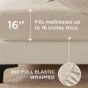 imageBedsure Linen Sheets  Queen Size Bed Blend from Linen Cotton Bedsheets Breathable Cotton Bedsheets Gifts for All Seasons 4 Pieces Linen01  Linen