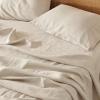 imageBedsure Linen Sheets  Queen Size Bed Blend from Linen Cotton Bedsheets Breathable Cotton Bedsheets Gifts for All Seasons 4 Pieces Linen01  Linen