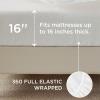 imageBedsure Linen Sheets  Queen Size Bed Blend from Linen Cotton Bedsheets Breathable Cotton Bedsheets Gifts for All Seasons 4 Pieces Linen02  Pure White