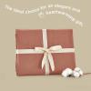 imageBedsure Linen Sheets  Queen Size Bed Blend from Linen Cotton Bedsheets Breathable Cotton Bedsheets Gifts for All Seasons 4 Pieces Linen06  Terracotta