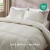 imageBedsure Luxury Hotel Duvet Cover Queen Size 100 White Cotton Embroidery Bedding Set Includes 1 Duvet Cover 90x90 Inches with Zipper Closure ampamp 2 Pillow Shams Comforter Sold Separately01  Rope Linen No Comforter