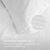 imageBedsure Luxury Hotel Duvet Cover Queen Size 100 White Cotton Embroidery Bedding Set Includes 1 Duvet Cover 90x90 Inches with Zipper Closure ampamp 2 Pillow Shams Comforter Sold Separately04  Rope White No Comforter