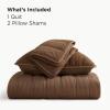 imageBedsure Luxury Velvet Quilt King Size Set  Lightweight Velvet Comforter King Corduroy Cloud Bedspread Coverlet Quilted Bedding Set Soft Winter Quilt with 2 Pillow Shams 106quotx96quot Ivory White07  Brown