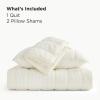 imageBedsure Luxury Velvet Quilt King Size Set  Lightweight Velvet Comforter King Corduroy Cloud Bedspread Coverlet Quilted Bedding Set Soft Winter Quilt with 2 Pillow Shams 106quotx96quot Ivory White06  Ivory White