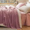 imageBedsure Oatmeal Throw Blankets for Couch  Decorative Waffle Woven Throw Gifts with Tassels Soft and Lightweight Farmhouse Blankets for Couch and Sofa 50x60 Inches05  Dusty Rose