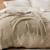 imageBedsure Oatmeal Throw Blankets for Couch  Decorative Waffle Woven Throw Gifts with Tassels Soft and Lightweight Farmhouse Blankets for Couch and Sofa 50x60 Inches02  Coffee