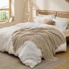 imageBedsure Oatmeal Throw Blankets for Couch  Decorative Waffle Woven Throw Gifts with Tassels Soft and Lightweight Farmhouse Blankets for Couch and Sofa 50x60 Inches02  Coffee
