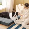 imageBedsure Orthopedic Dog Bed Large Sized Dog  Memory Foam Pet Mattress with Removable Washable Cover and Egg Crate Foam Thick Flat Suitable for Pet Up to 65 lbs 36x27x35 Inches GreyGrey