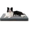 imageBedsure Orthopedic Dog Bed Large Sized Dog  Memory Foam Pet Mattress with Removable Washable Cover and Egg Crate Foam Thick Flat Suitable for Pet Up to 65 lbs 36x27x35 Inches GreyGrey