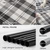 imageBedsure Outdoor Elevated Dog Bed Large Sized Dog Portable Indoor ampamp Outdoor Cooling Raised Cot Pet Hammock Bed with SkidResistant Feet Frame with Breathable Mesh Deep Sea Blue 49 inchesCheckered White