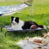 imageBedsure Outdoor Elevated Dog Bed Large Sized Dog Portable Indoor ampamp Outdoor Cooling Raised Cot Pet Hammock Bed with SkidResistant Feet Frame with Breathable Mesh Deep Sea Blue 49 inchesDeep Sea Blue