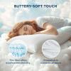 imageBedsure Pillows Queen Size Set of 2 Prewashed UltraSoft Bed Pillows Hotel Luxury Down Alternative Filling Breathable ampamp Fluffy for Back Side Stomach SleepersKing