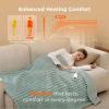 imageBedsure Plaid Heated Blanket Throw  Flannel Sherpa Electric Blanket with Plaid Pattern Heating with 6 Heating Levels 4 Time Settings 3Hour AutoOff Warm Gifts for Grandma Blue 50quotx60quot07  Emerald Green