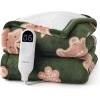 imageBedsure Plaid Heated Blanket Throw  Flannel Sherpa Electric Blanket with Plaid Pattern Heating with 6 Heating Levels 4 Time Settings 3Hour AutoOff Warm Gifts for Grandma Blue 50quotx60quot13  Gingerbread Man