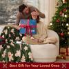 imageBedsure Plaid Heated Blanket Throw  Flannel Sherpa Electric Blanket with Plaid Pattern Heating with 6 Heating Levels 4 Time Settings 3Hour AutoOff Warm Gifts for Grandma Blue 50quotx60quot13  Gingerbread Man