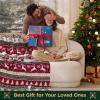 imageBedsure Plaid Heated Blanket Throw  Flannel Sherpa Electric Blanket with Plaid Pattern Heating with 6 Heating Levels 4 Time Settings 3Hour AutoOff Warm Gifts for Grandma Blue 50quotx60quot14  Fair Isle