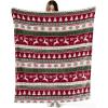 imageBedsure Plaid Heated Blanket Throw  Flannel Sherpa Electric Blanket with Plaid Pattern Heating with 6 Heating Levels 4 Time Settings 3Hour AutoOff Warm Gifts for Grandma Blue 50quotx60quot14  Fair Isle