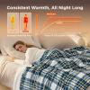 imageBedsure Plaid Heated Blanket Throw  Flannel Sherpa Electric Blanket with Plaid Pattern Heating with 6 Heating Levels 4 Time Settings 3Hour AutoOff Warm Gifts for Grandma Blue 50quotx60quot11  Blue