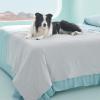 imageBedsure Premium Cooling Blanket for Large Dog  QMAXampgt05 Breathable Summer Washable Cold Pet Mat Soft Durable Self Cooling Dog Mat for Hot Weather Pearl Grey 40x50Pearl Grey