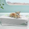 imageBedsure Premium Cooling Blanket for Large Dog  QMAXampgt05 Breathable Summer Washable Cold Pet Mat Soft Durable Self Cooling Dog Mat for Hot Weather Pearl Grey 40x50Pearl Grey