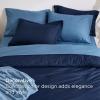 imageBedsure Queen Comforter Set Beige 8 Pieces Prewashed Queen Size Bed in a Bag with Soft Fleece Bed Blanket Down Alternative Bedding Set for All Seasons Sheets Pillowcases ampamp ShamsNavy Blue