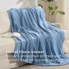 imageBedsure Queen Comforter Set Beige 8 Pieces Prewashed Queen Size Bed in a Bag with Soft Fleece Bed Blanket Down Alternative Bedding Set for All Seasons Sheets Pillowcases ampamp ShamsNavy Blue