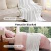imageBedsure Queen Comforter Set Beige 8 Pieces Prewashed Queen Size Bed in a Bag with Soft Fleece Bed Blanket Down Alternative Bedding Set for All Seasons Sheets Pillowcases ampamp ShamsPink