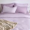 imageBedsure Queen Comforter Set Beige 8 Pieces Prewashed Queen Size Bed in a Bag with Soft Fleece Bed Blanket Down Alternative Bedding Set for All Seasons Sheets Pillowcases ampamp ShamsGrayish Purple
