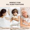 imageBedsure Queen Pillows Set of 2  Fluffy Bed Pillows for Sleeping Hotel Quality Diamond Quilted Design Gusseted Supportive Down Alternative Filling for Back Stomach Side SleepersGrey