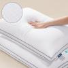 imageBedsure Queen Pillows Set of 2  Fluffy Bed Pillows for Sleeping Hotel Quality Diamond Quilted Design Gusseted Supportive Down Alternative Filling for Back Stomach Side SleepersGrey