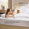 imageBedsure Queen Pillows Set of 2  Fluffy Bed Pillows for Sleeping Hotel Quality Diamond Quilted Design Gusseted Supportive Down Alternative Filling for Back Stomach Side SleepersGrey