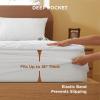 imageBedsure Removable Heated Mattress Pad Queen  Waterproof Bed Warmer with Memory ampamp Preheat Function 12Hour Timer ampamp 10 Heat Settings with Dual Controller AutoOff Electric Mattress Pad Queen 60quotx80quot