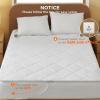 imageBedsure Removable Heated Mattress Pad Queen  Waterproof Bed Warmer with Memory ampamp Preheat Function 12Hour Timer ampamp 10 Heat Settings with Dual Controller AutoOff Electric Mattress Pad Queen 60quotx80quot